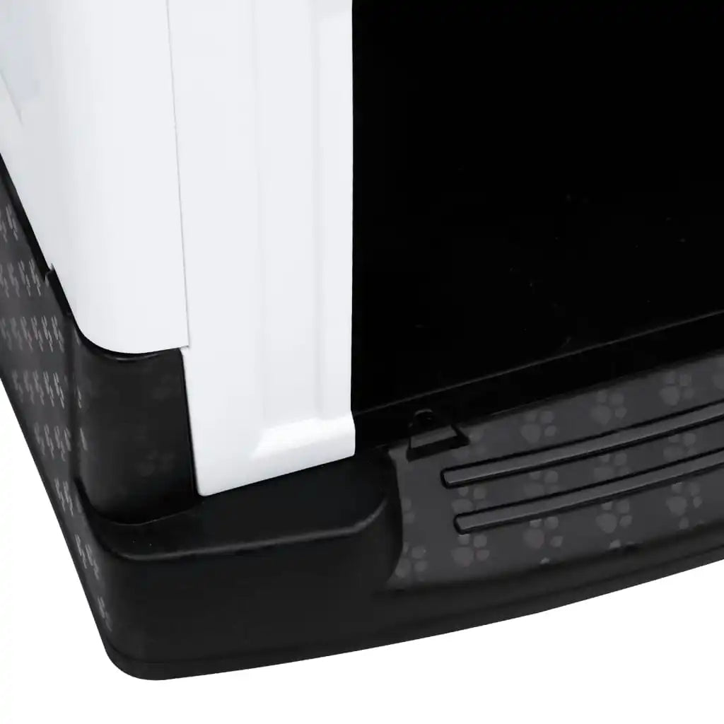 Blaue Hundehütte aus Polypropylen (90,5 x 68 x 66 cm) - Animalivo