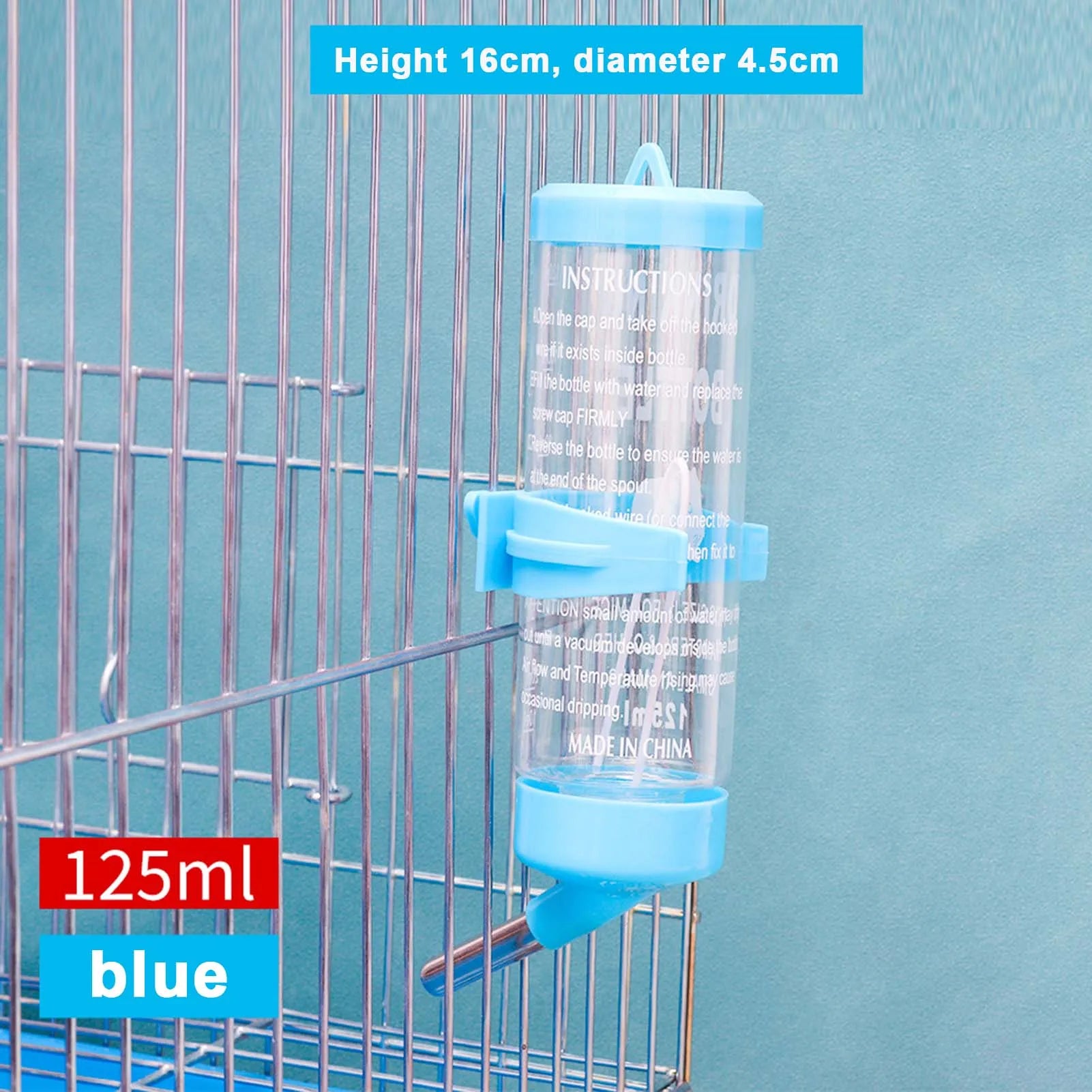 Auslaufsichere Trinkflasche für Hamster & Kleintiere - Animalivo