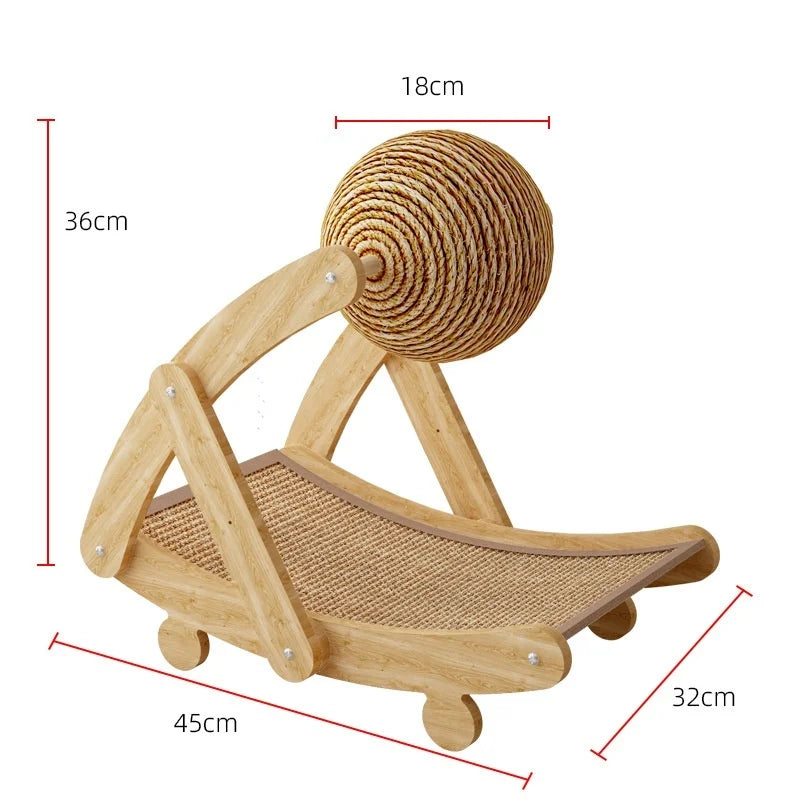 Sisal-Kratzspielzeug in Kaninchenform für Katzen - Animalivo