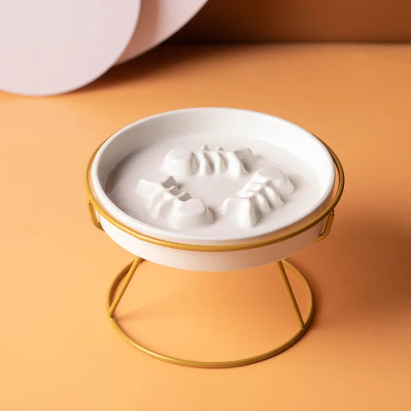 Erhöhter Keramik-Futternapf für Katzen & Hunde - Animalivo