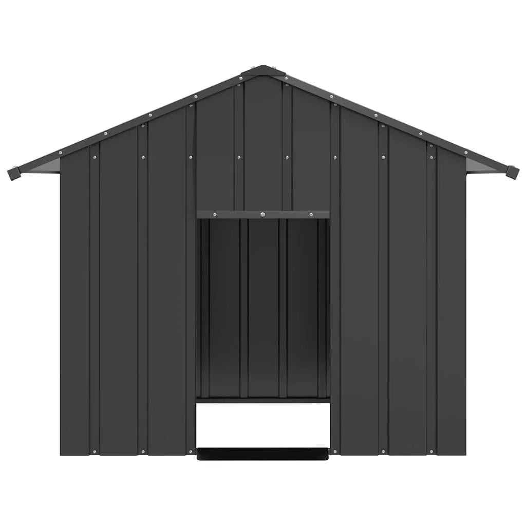 Stabiles Hundehaus aus Verzinktem Stahl (131 cm) – Indoor & Outdoor - Animalivo