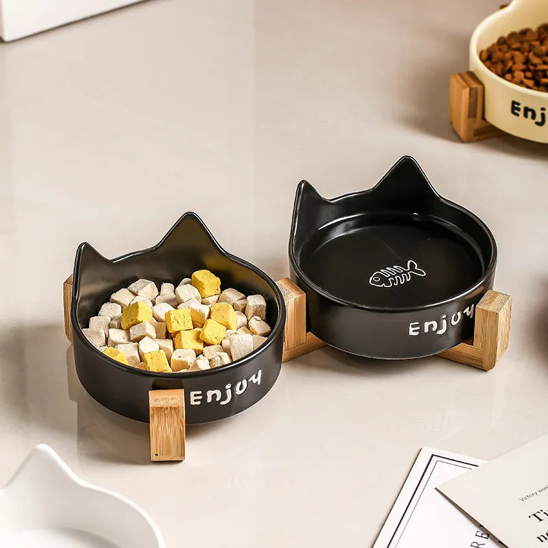 Erhöhter Keramik-Napf für Katzen & Hunde - Animalivo