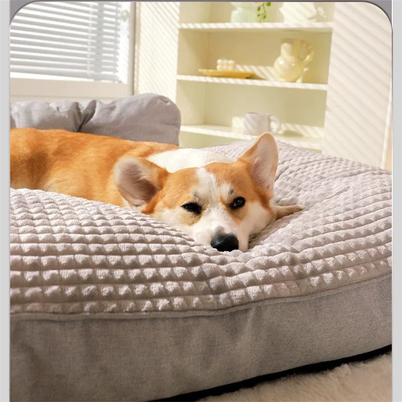 Großes Komfort-Hundesofa für Herbst & Winter (Golden Retriever) - Animalivo