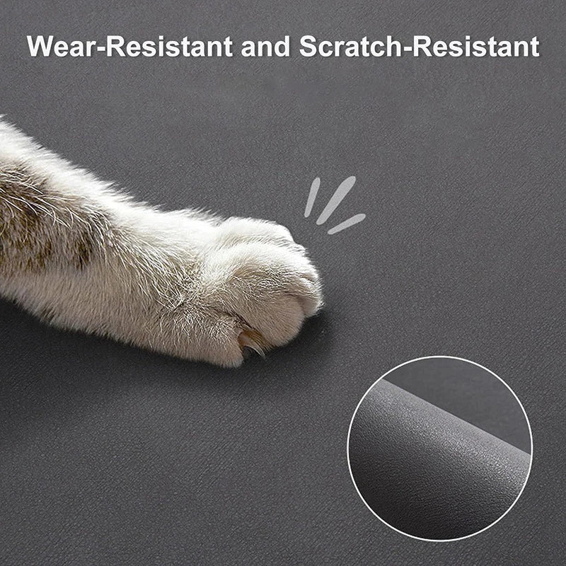 Saugfähige & Rutschfeste Futtermatte, Oval (Schnelltrocknend) - Animalivo