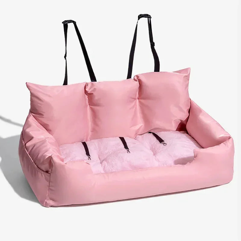 Hunde-Autositzbezug: Große Hängematte aus verdickter Baumwolle für sichere Reisen - Animalivo