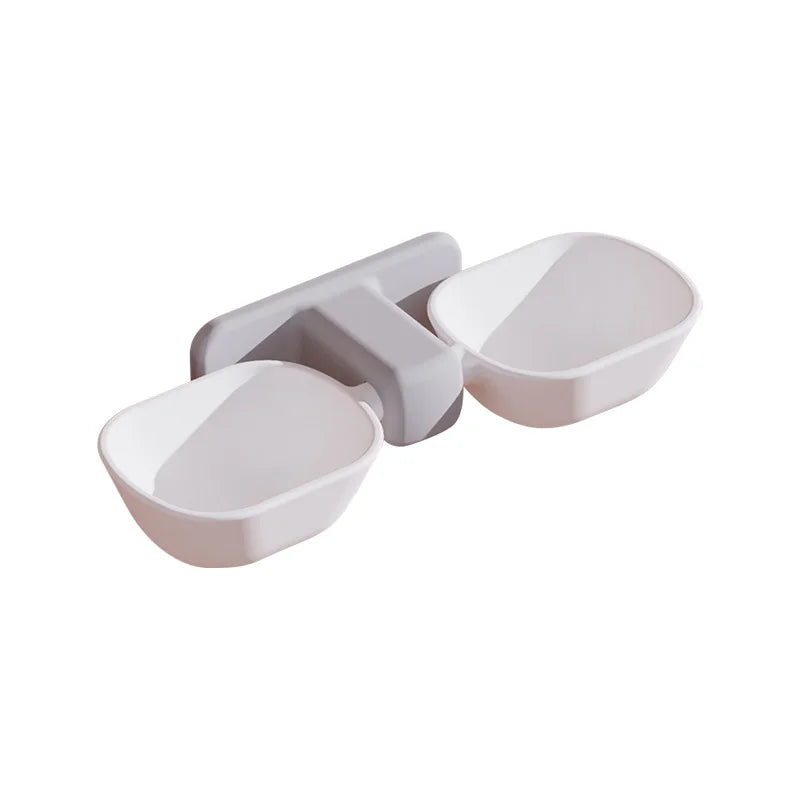 Höhenverstellbarer Wand-Doppelnapf für Katzen & Hunde - Animalivo