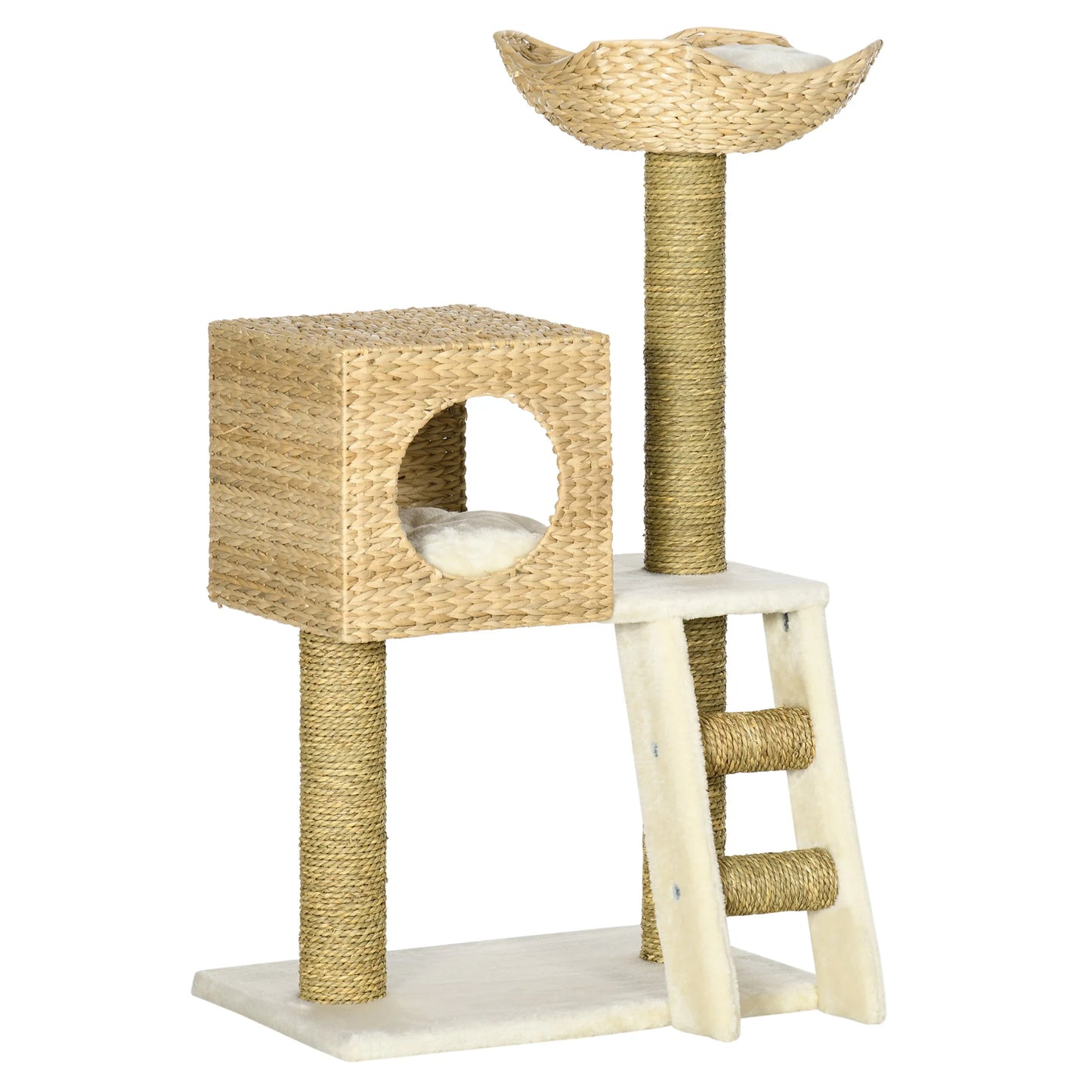 Pawhut Kratzbaum für mittlere Katzen, 100,5 cm hoch