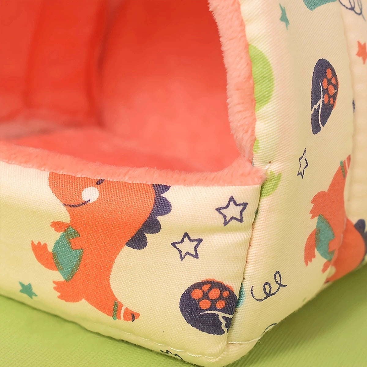 Warmes Plüsch-Nest (Samt/Baumwolle) für Hamster & Vögel - Animalivo