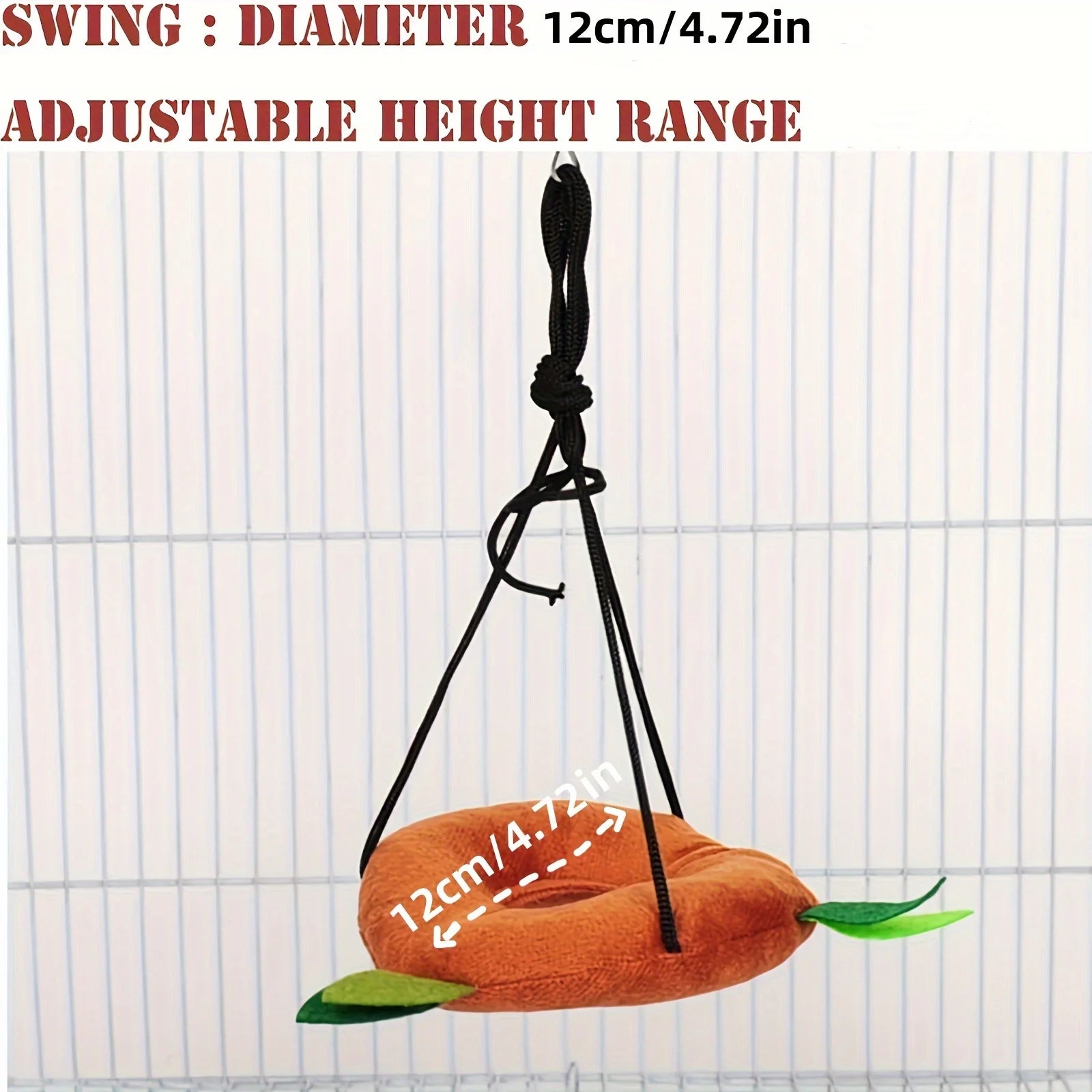 5-teiliges Plüsch-Hängematten-Set für Kleintiere - Animalivo