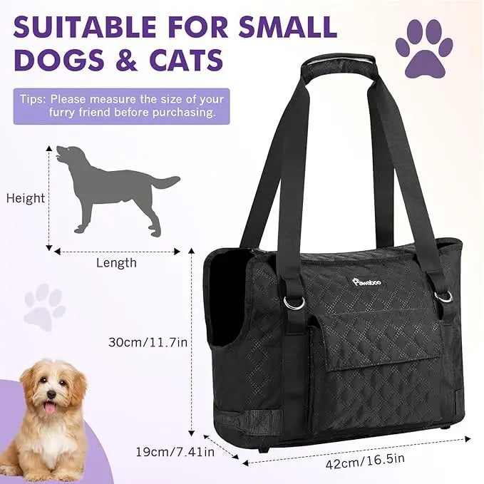 Modische Hunde-Tragetasche (Handtaschen-Stil) für Kleine Hunde & Welpen - Animalivo