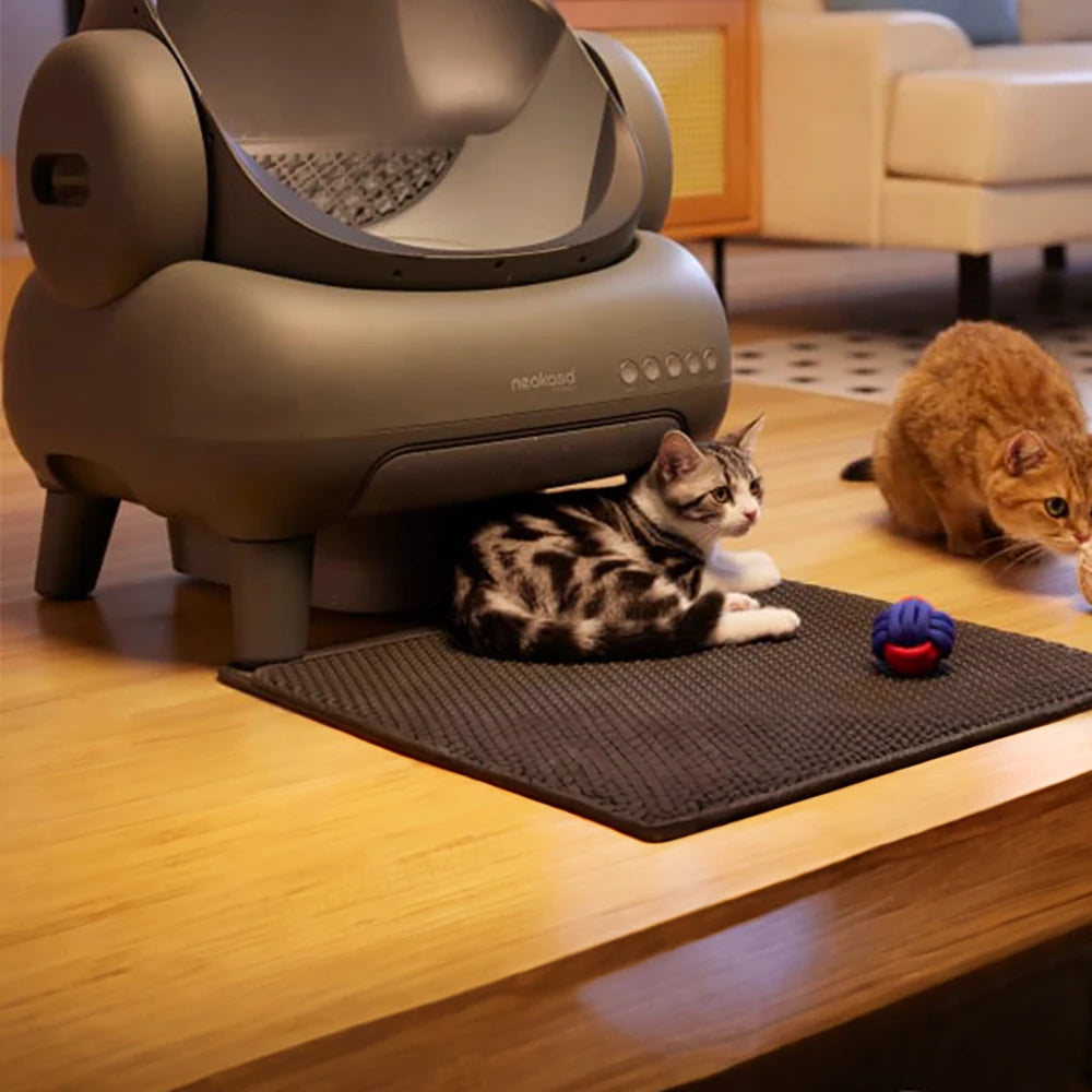 Neakasa M1 Neabot Offene selbstreinigende automatische Katzentoilette, geruchsfrei, selbstverteidiger Katzensandkasten, intelligente Haustiertoilette für Katzen