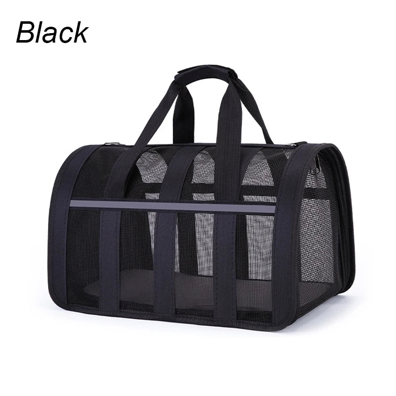 Faltbare & Atmungsaktive Haustier-Tragetasche (Mesh) - Animalivo