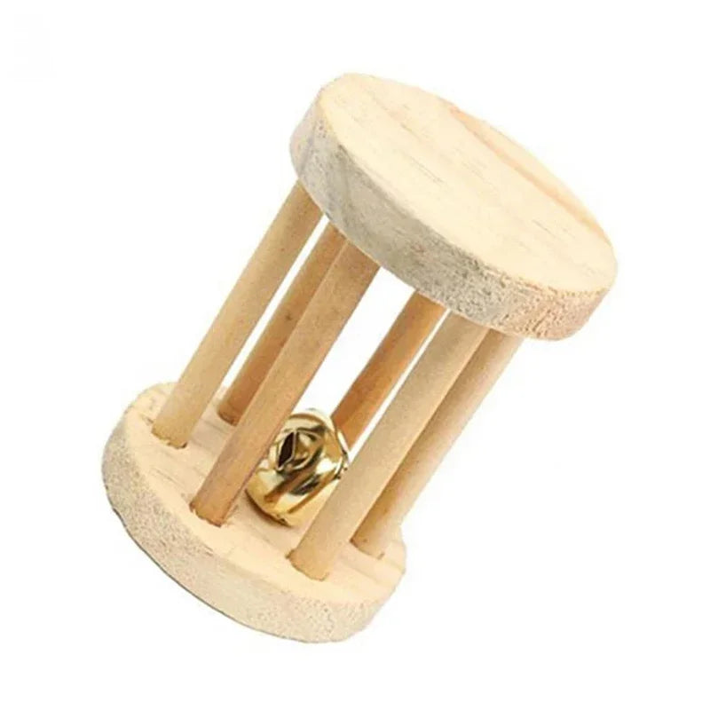 Holz-Spielzeug-Set für Kaninchen & Nager (Kiefer) - Animalivo