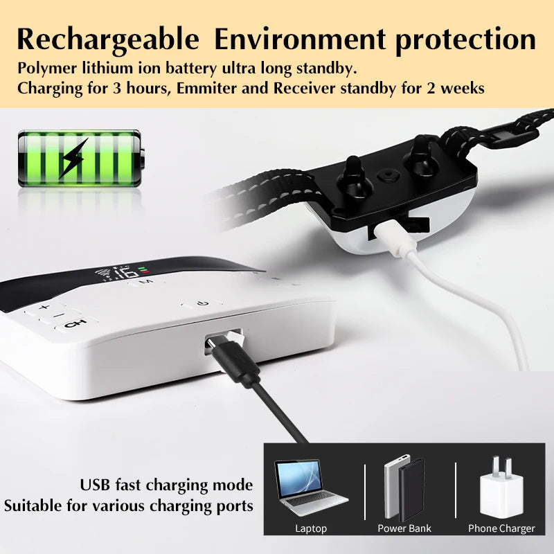 2-in-1 kabelloses elektronisches Hundezaunsystem und ferngesteuertes Trainingshalsband, Beep-Stoß-Vibration und Haustierunterhaltung für Welpen aller Größen - Animalivo