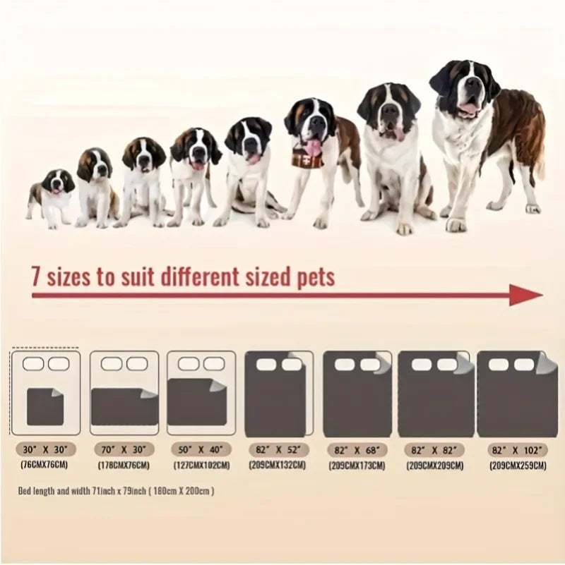 Wendbare Hundedecke: Doppelseitiger, wasserdichter Schutz für Sofa und Möbel - Animalivo