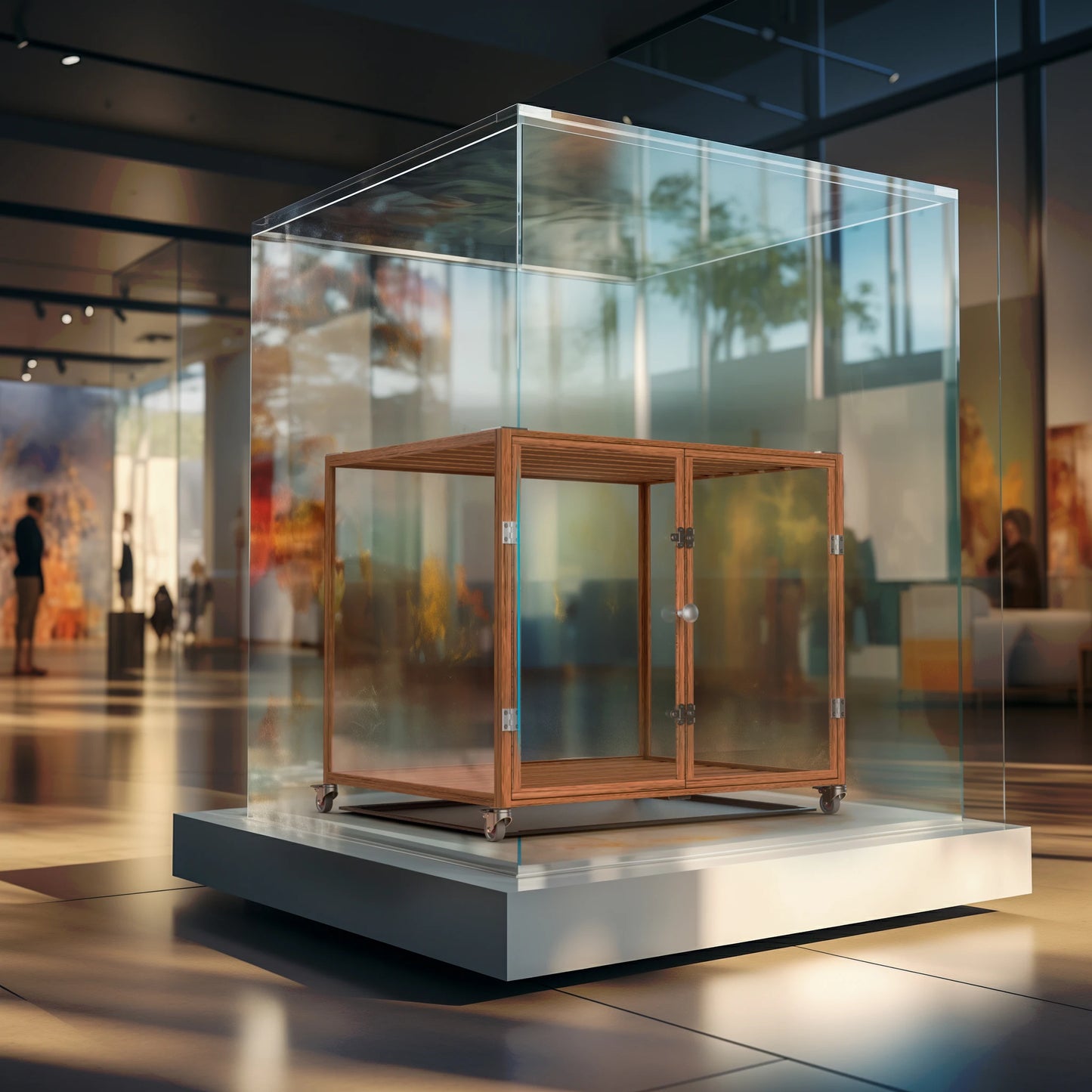 Innovativer Hundekäfig von Bingopaw – Gehärtetes Glas & Aluminiumrahmen - Animalivo