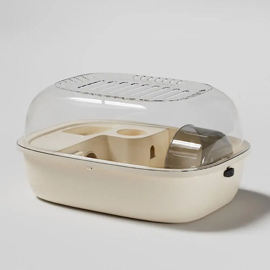 Tragbarer Doppelschichtiger Hamsterkäfig & Transportbox - Animalivo