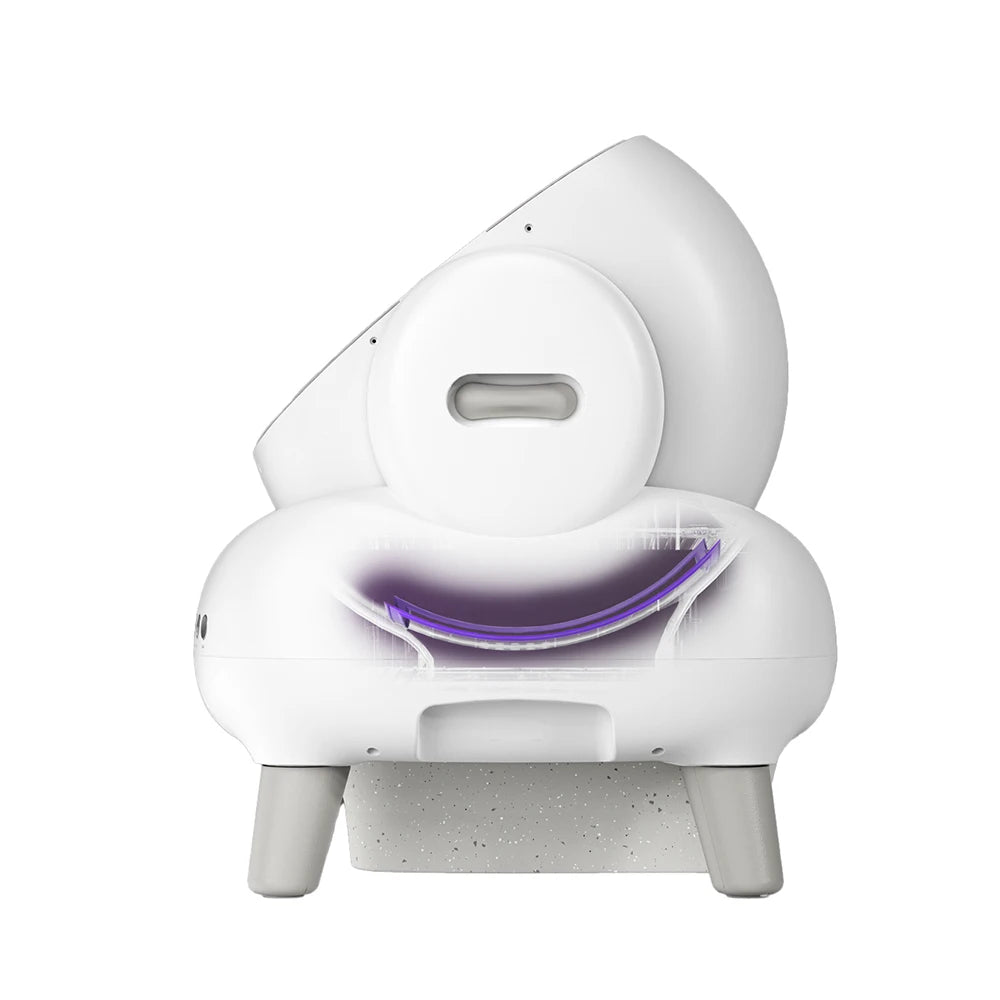 Neakasa M1 Neabot Offene selbstreinigende automatische Katzentoilette, geruchsfrei, selbstverteidiger Katzensandkasten, intelligente Haustiertoilette für Katzen