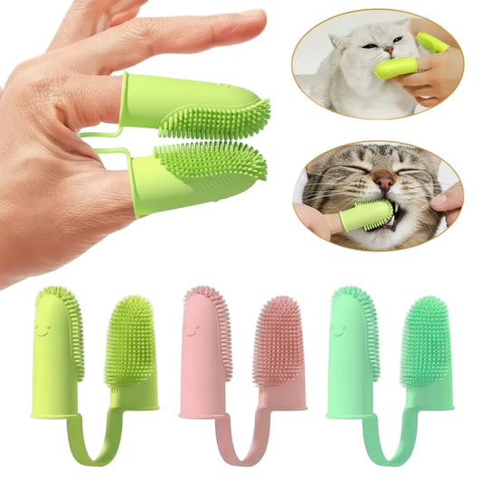 Finger-Zahnbürste für Hunde & Katzen - Animalivo