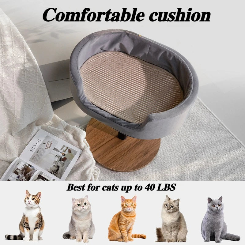 Katzenbetten und Möbel, warm, bequem, stabil, Katzenzubehör, Katzenschlafnest 360° ° Rotation Cats Pet Products Supplies - Animalivo
