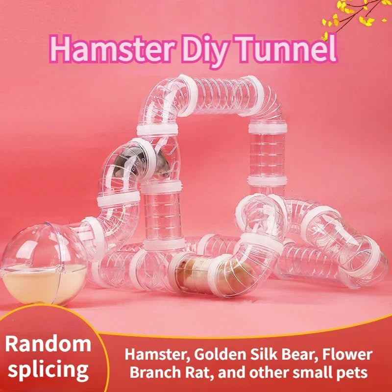Hamster Tunnel-Set – Externes Labyrinth & Pipeline - Animalivo