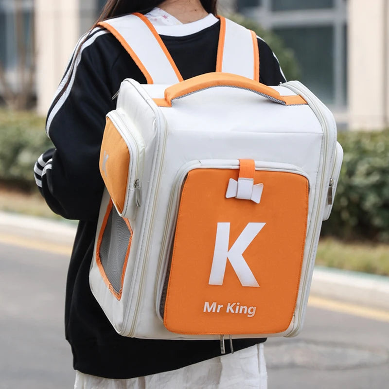 Erweiterbarer & Faltbarer Katzenrucksack (bis 7,5 kg) - Animalivo