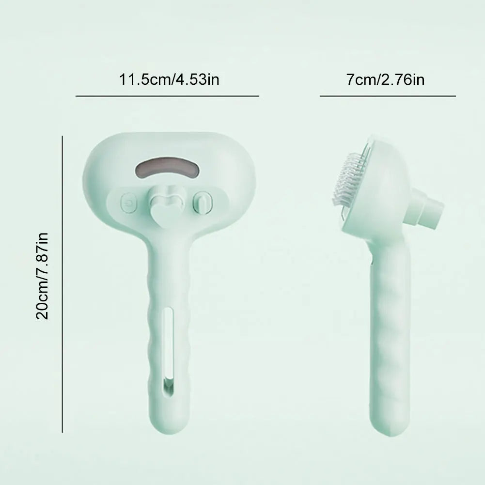 3-in-1 Dampfbürste: Innovative Katzenhaarbürste zur Reinigung und Pflege - Animalivo