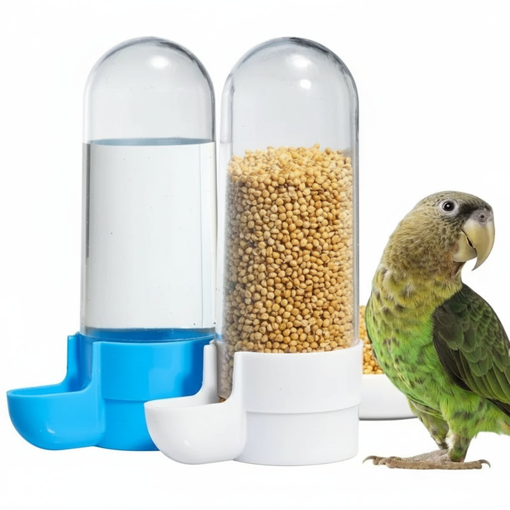 Hängender Futter- & Wasserspender für Eichhörnchen & Papageien - Animalivo